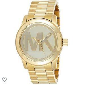 NWT Michael Kors gold watch